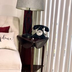 Mahogany Triangle & Round End-table | $35 OBO