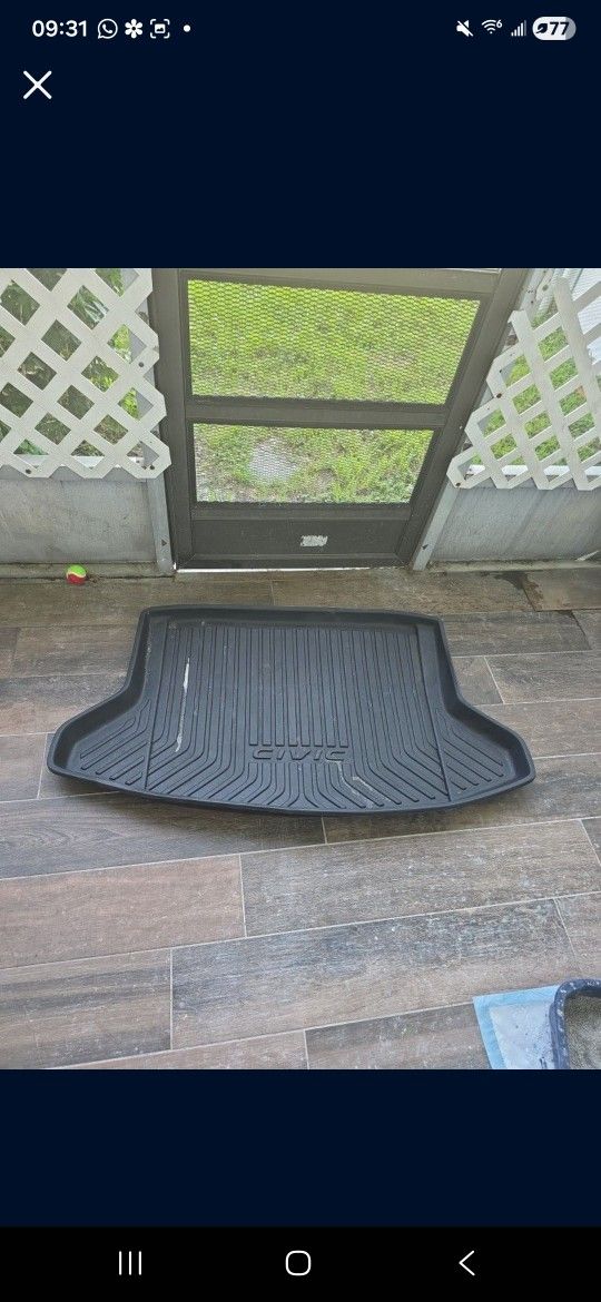 2016 To 2021 Trunk Mat From Honda