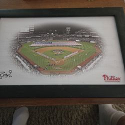 Carlos Ruiz Autographed Photo Of CBP 