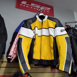 Motorcycle Jacket High Quality Real Leather Size 48 Brand New $250 Special Clearance Original Price $500