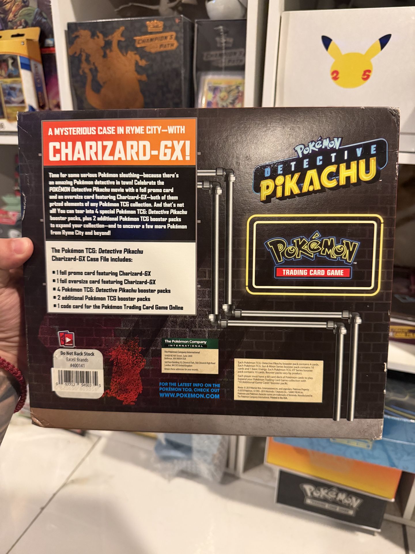 Detective Pikachu Charizard GX case file