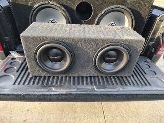 To 10-in American bass in a sealed box