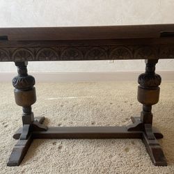 Dining Table & 8 Leather Chairs