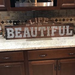 Galvanized And Wood Wall Decor 