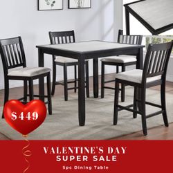 5 PC DINING TABLE 
