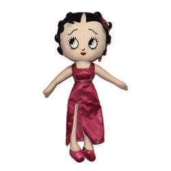 Vintage Betty Boop Plush Doll – Glamorous Pink Dress 💖