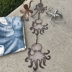 Octopus Decorations Decor Kitchen Towel Collectible New 