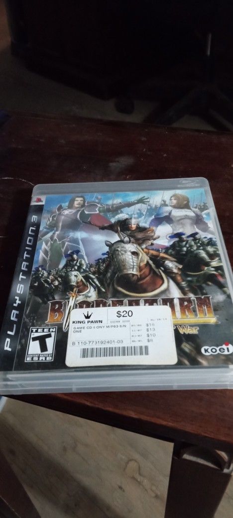 Bladestorm PS3 Replacement Video Game Case With Booklet