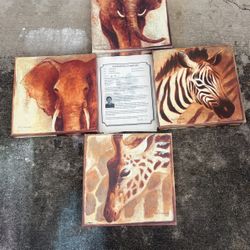 Limited Edition African Animal Stretched Canvas 