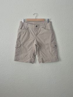 Kuhl Splash Hiking Cargo Shorts Cotton Nylon Stretch QuickDry Beige 10 NWOT