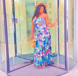 Vacation Goddess Maxi Skirt Set