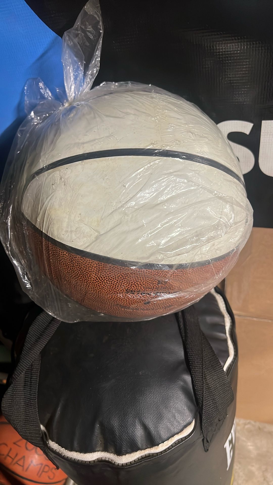 Leather Autograph Ball W/Stand