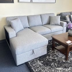Gray Sectional Sleeper 