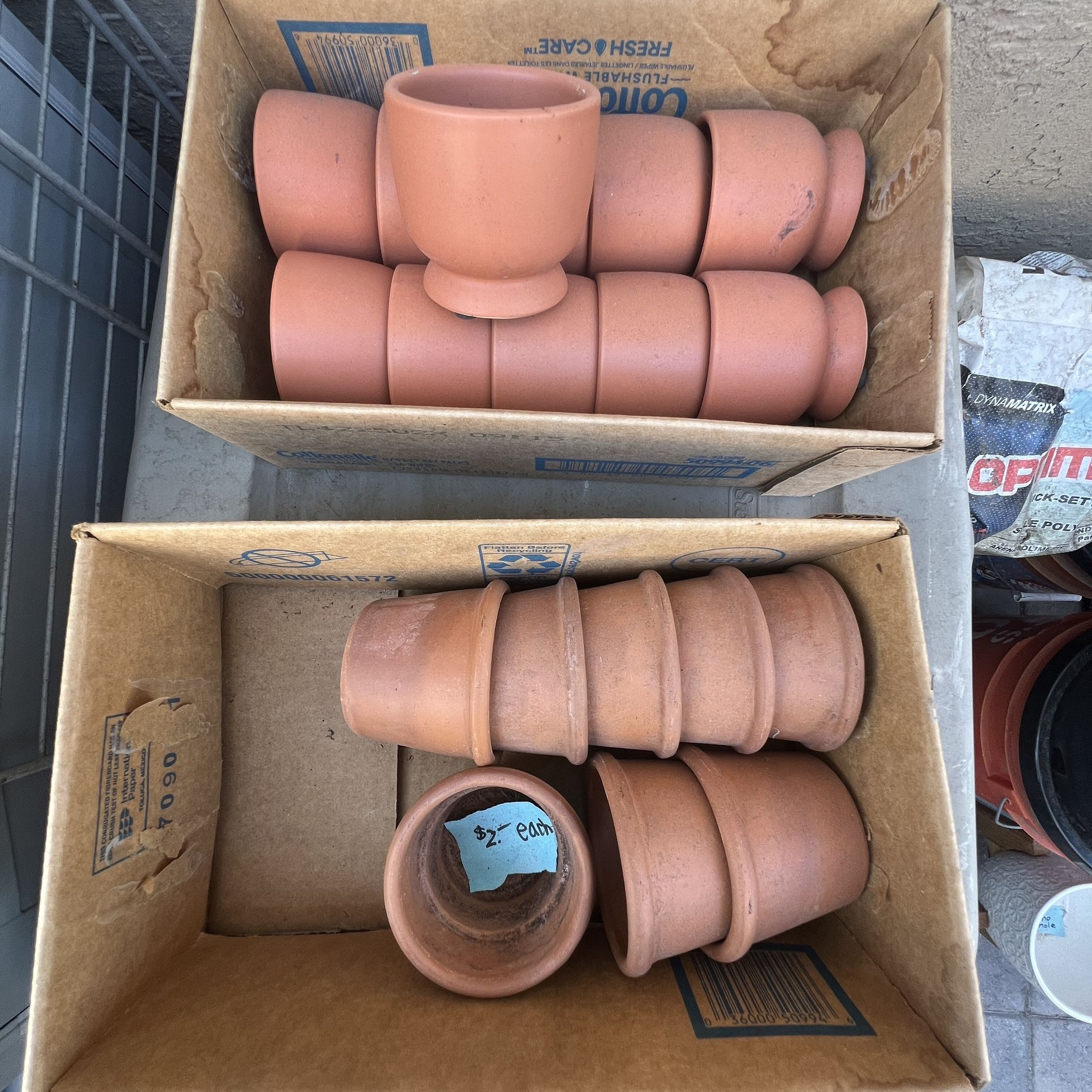 3” Terracotto Pots