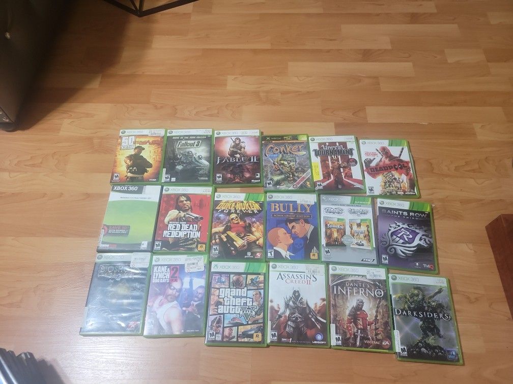 Lot Of 13 Xbox 360 Games