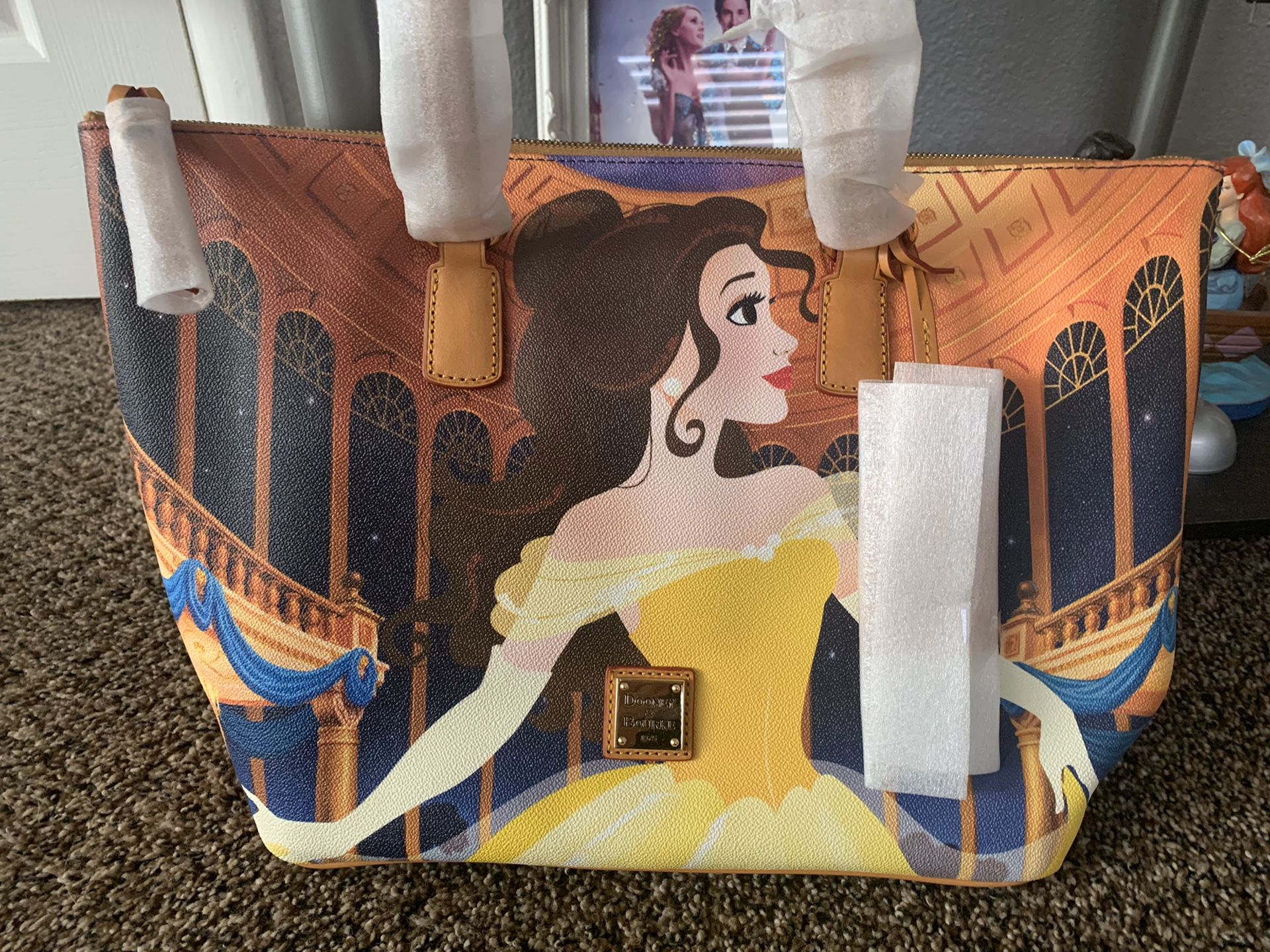 Dooney and Bourke Beauty and the Beast Belle Tote Bag Disney