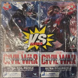 (2) Captain America And Ironman Puzzles