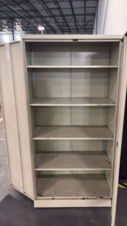Tall storage cabinet