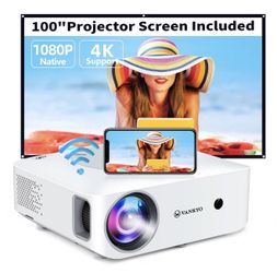 VANKYO Leisure E30T Native 1080P 5G WiFi Projector, Supports 4K & 5G Sync, Full HD LED Projector