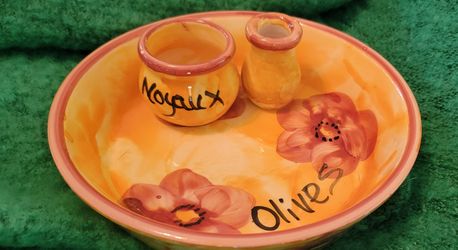 Ceramic Olive Serving Plate