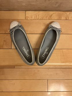 chanel flat Balleria  36 1/2 Only Wear Once 