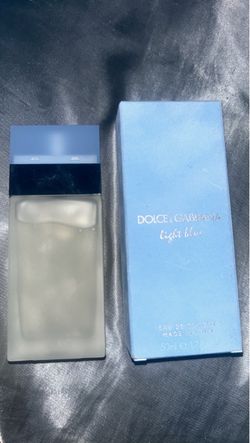 light blue dolce gabbana read caption