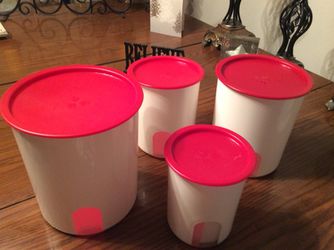 Tupperware One Touch Reminder Canister Set Of Three REGULAR PRICE  $53.00(SALE PRICE $45.00) for Sale in Hillsboro, OR - OfferUp