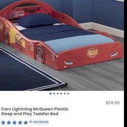 Lightning McQueen Toddler Bed