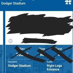 DODGERS PARKING PASS 