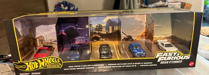 Hot wheels premium fast and furious diorama