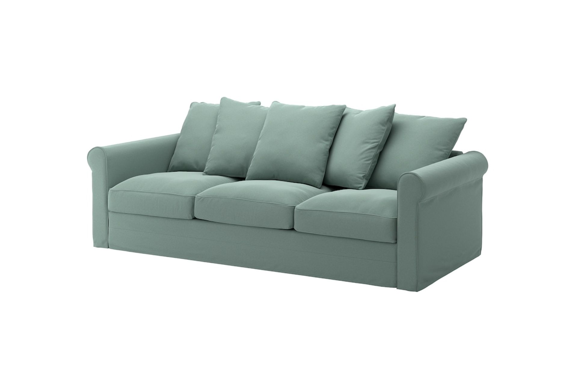 IKEA HÄRLANDA SOFA — Light Green / Turquoise Blue