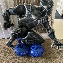 Black Panther Balloon Decoration