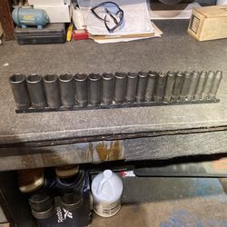 PROTO Impact Socket Set: 3/8 in Drive