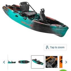 Old town sportsman 106 kayak with trolling motor