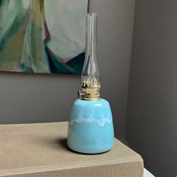 Small Handcrafted Ceramic Oil Lamp ( firm on price ) 