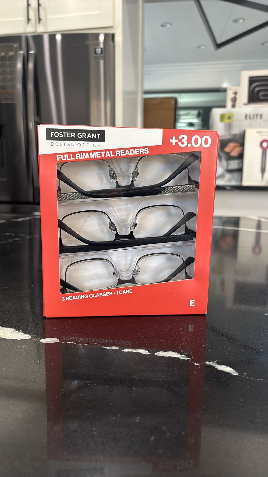 Kyne Readers Foster Grant Design Optics Full Rim Metal Readers Glasses