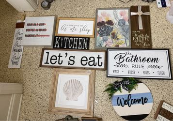 $3 for each one Wall decor