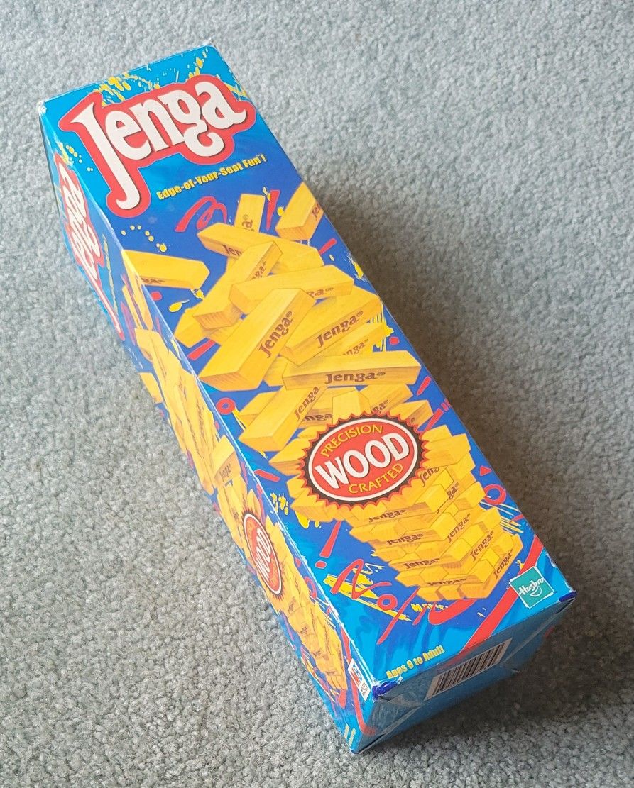 Used - Hasbro Milton Bradley Jenga Wood Blocks 2000' edition - Holmdel NJ