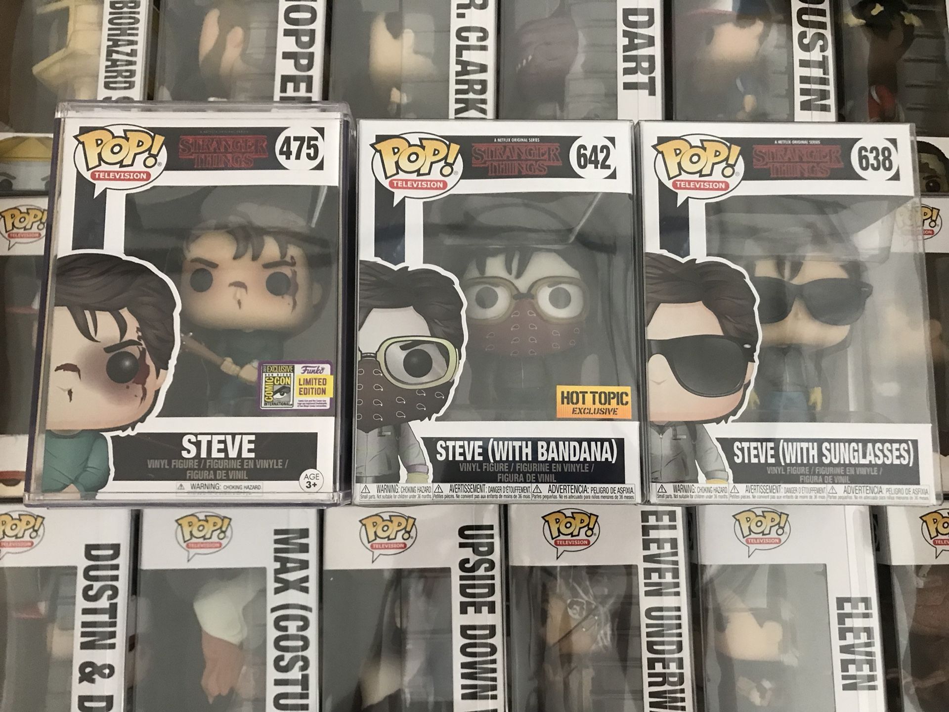 King Steve Harrington set Stranger Things funko pop