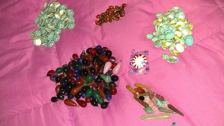 Polished stones for jewelry making