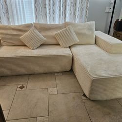 Cloud 2pc Sectional+ Armless Love Seat