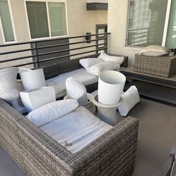 Large Modular Sectional Couch + Matching Section (Extras Included)