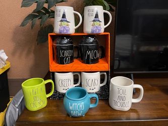 Rae Dunn Halloween Mugs Bundle