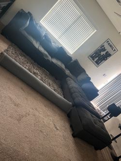 Rug for sale & couch for free
