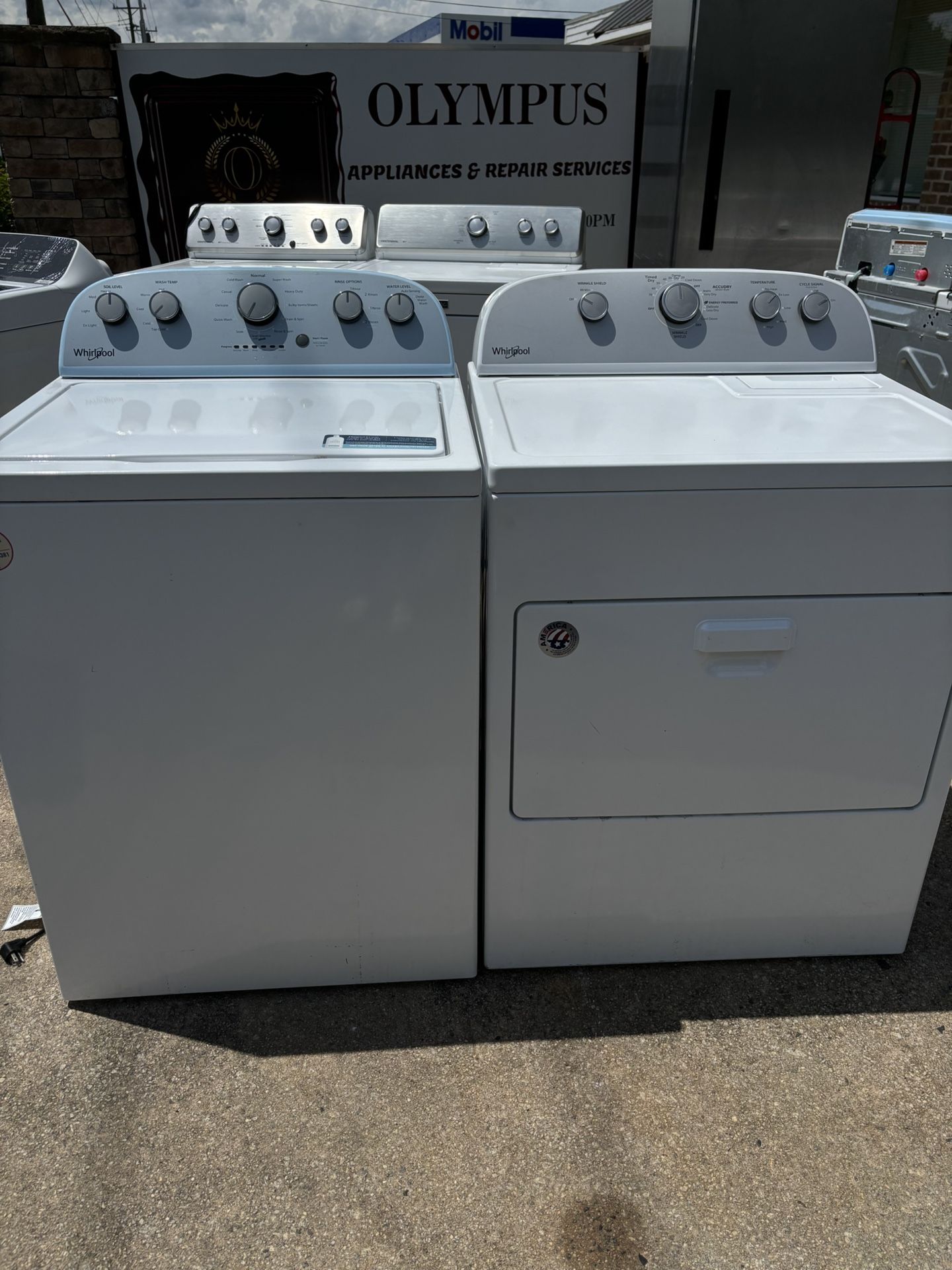 WASHER NEVER USED DRYER USED