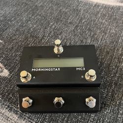 Morningstar MC3 MIDI Pedal And 3 Button Add on