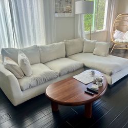 Beige VALYOU L Shaped Sectional Couch 