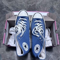 Brand new blue Converse all star shoe Mens 10 women's 12 28.5cm