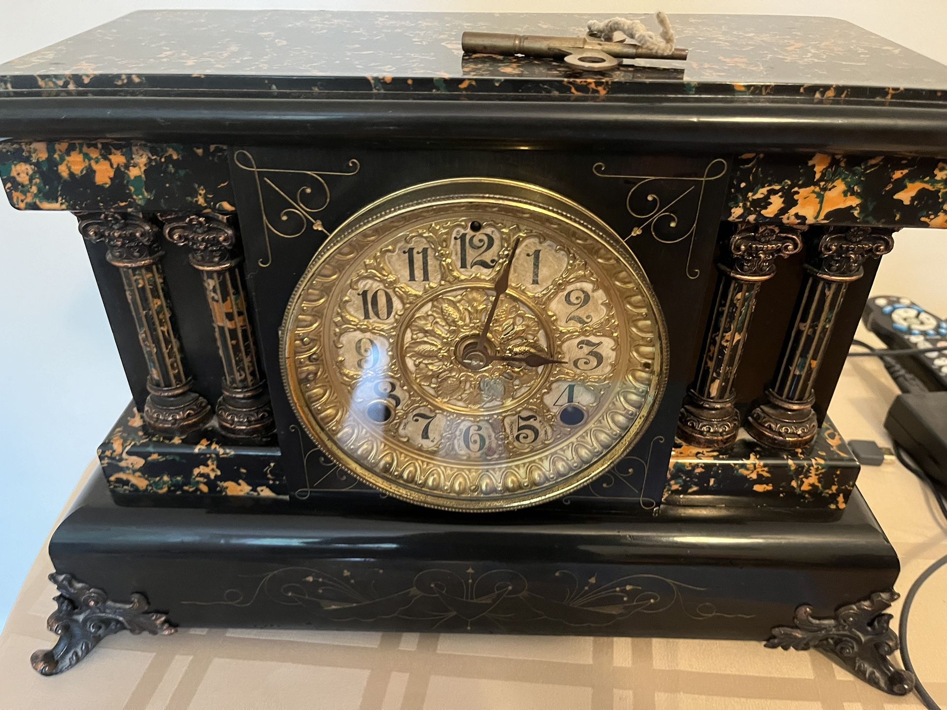 Seth Thomas Clock Wind With Key