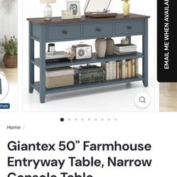 Entry Way Shelf